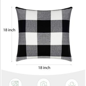 2pcs Buffalo Check Throw Pillow Cover(New)